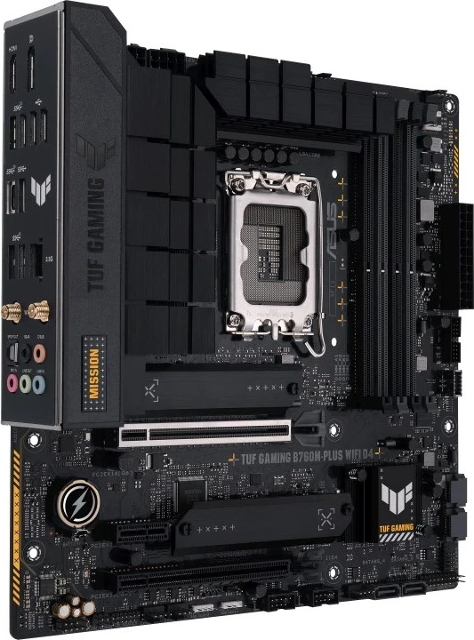 Pllakë amë ASUS TUF GAMING B760M-PLUS WIFI D4, Intel B760, LGA 1700, micro ATX