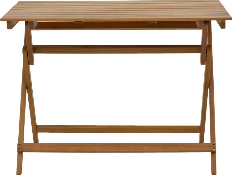 Tavolinë me karrige për terasë, Mobie-Jaybo, set prej 5 copash, dru akacie, 100x65x72cm