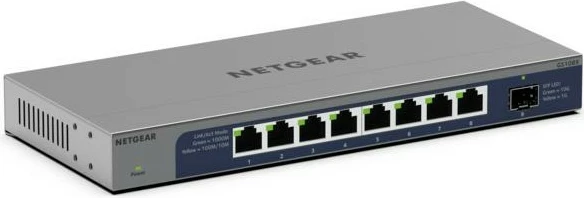 Switch NETGEAR GS108X, L2, Gigabit Ethernet, Gri