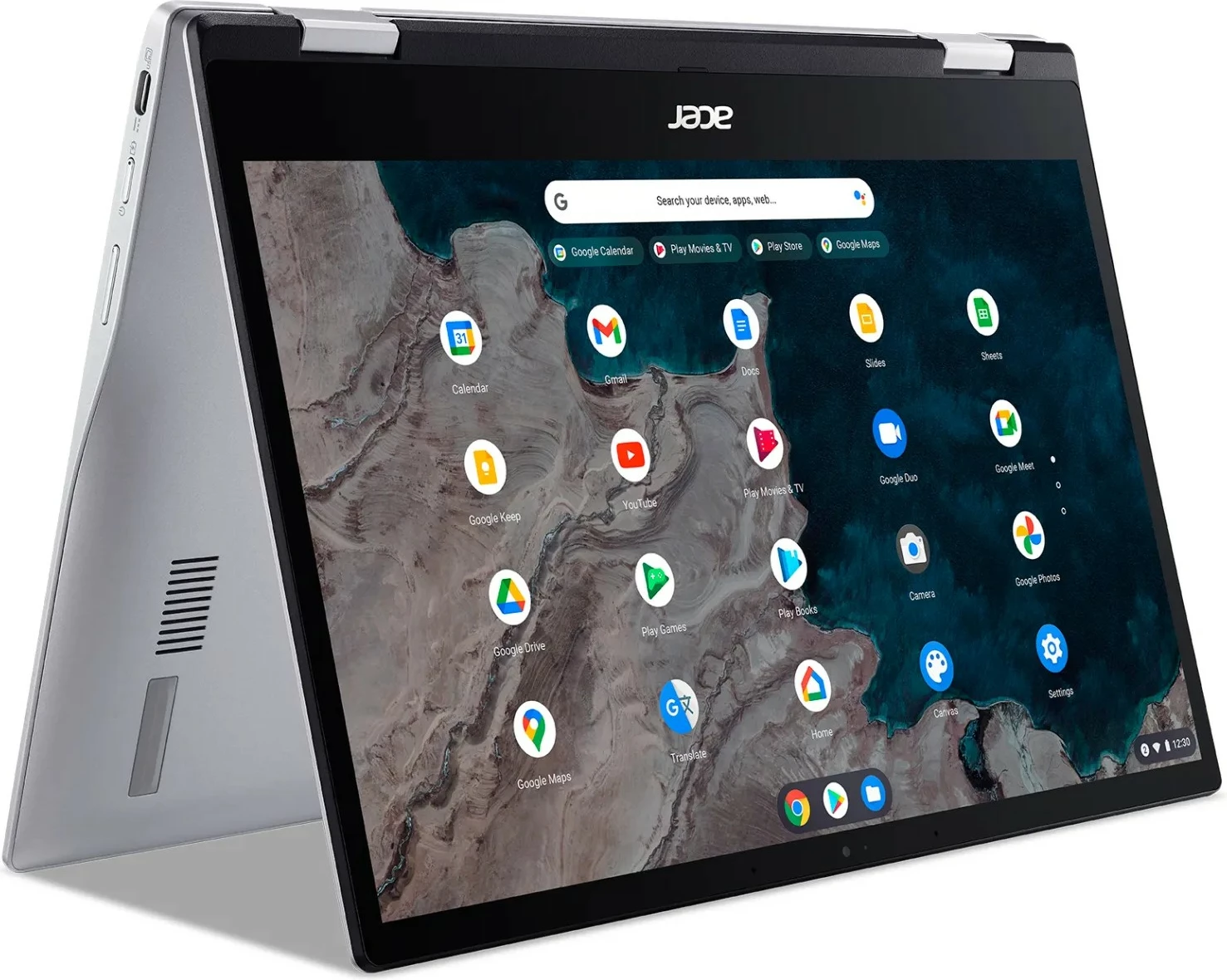 Kompjuter Acer Chromebook Spin 513 CP513-1H-S53J, 4GB/64GB, ChromeOS, argjendtë