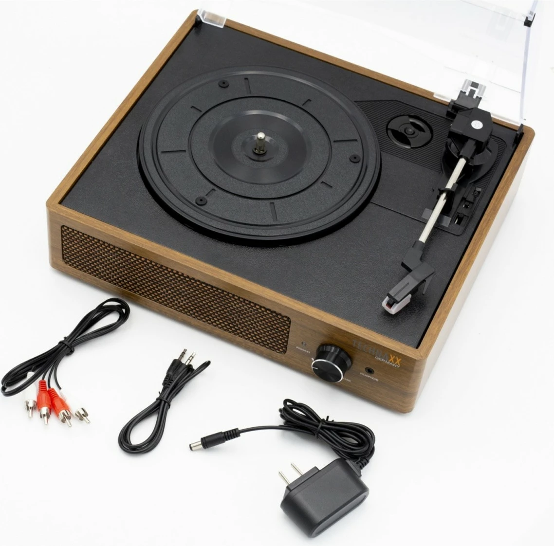 Gramofon Technaxx TX-186 retro me Bluetooth, USB, 33/45/78 rpm, Kafe/Dru