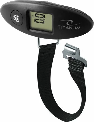 Peshore bagazhi digjitale Esperanza Titanum TTS001 40 kg, e zezë