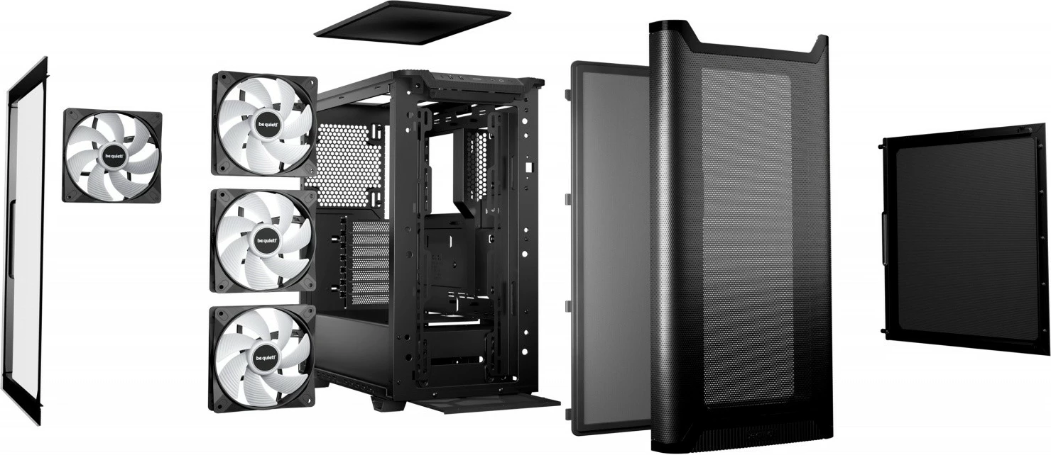 Kasë Be quiet! Pure Base 501 DX, Midi Tower, ARGB, e zezë