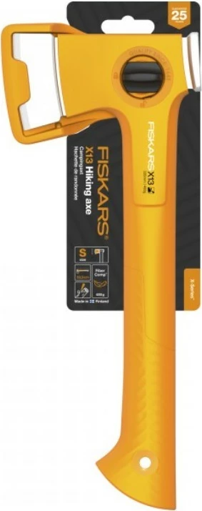 Topor universal Fiskars X13, 33.5 cm, 480g, portokalli