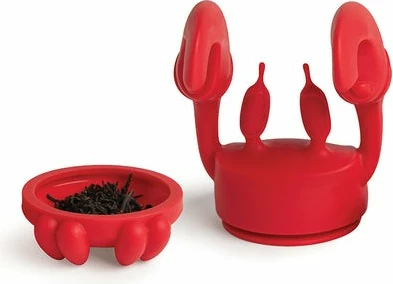 Aksesor çaji OTOTO CrabTea Tee Ei, silikon, i kuq