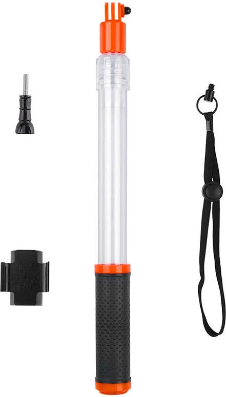 Selfie stick notues për kamera sportive Telesin GP-MNP-T01, 36-62cm, portokalli/zezë