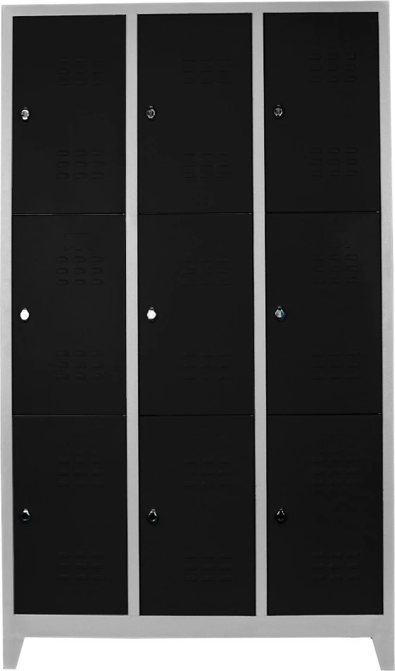 Dollap për ruajtje me dry, ngjyrë gri dhe e zezë, Skye Decor, Js1015Sı