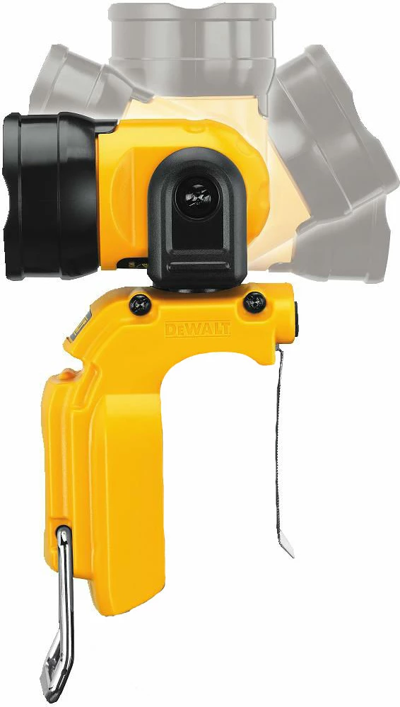 Dritë pune LED AKU DeWalt DCL510N, 10.8 V XR, kokë rrotulluese 180°, pa bateri dhe karikues, verdhë/zezë