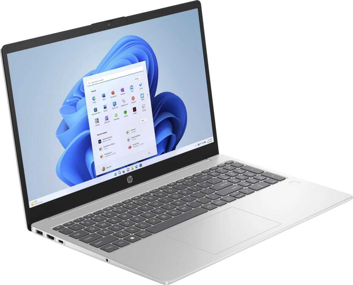Laptop HP 15-FD0131WM, Intel Core i3-N305, 8 GB RAM, 256 GB SSD, 15.6" Full HD, Argjendtë