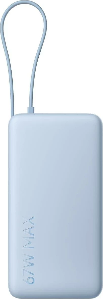 Powerbank Xiaomi 20000mAh 67W me kabllo USB-C Ice Blu