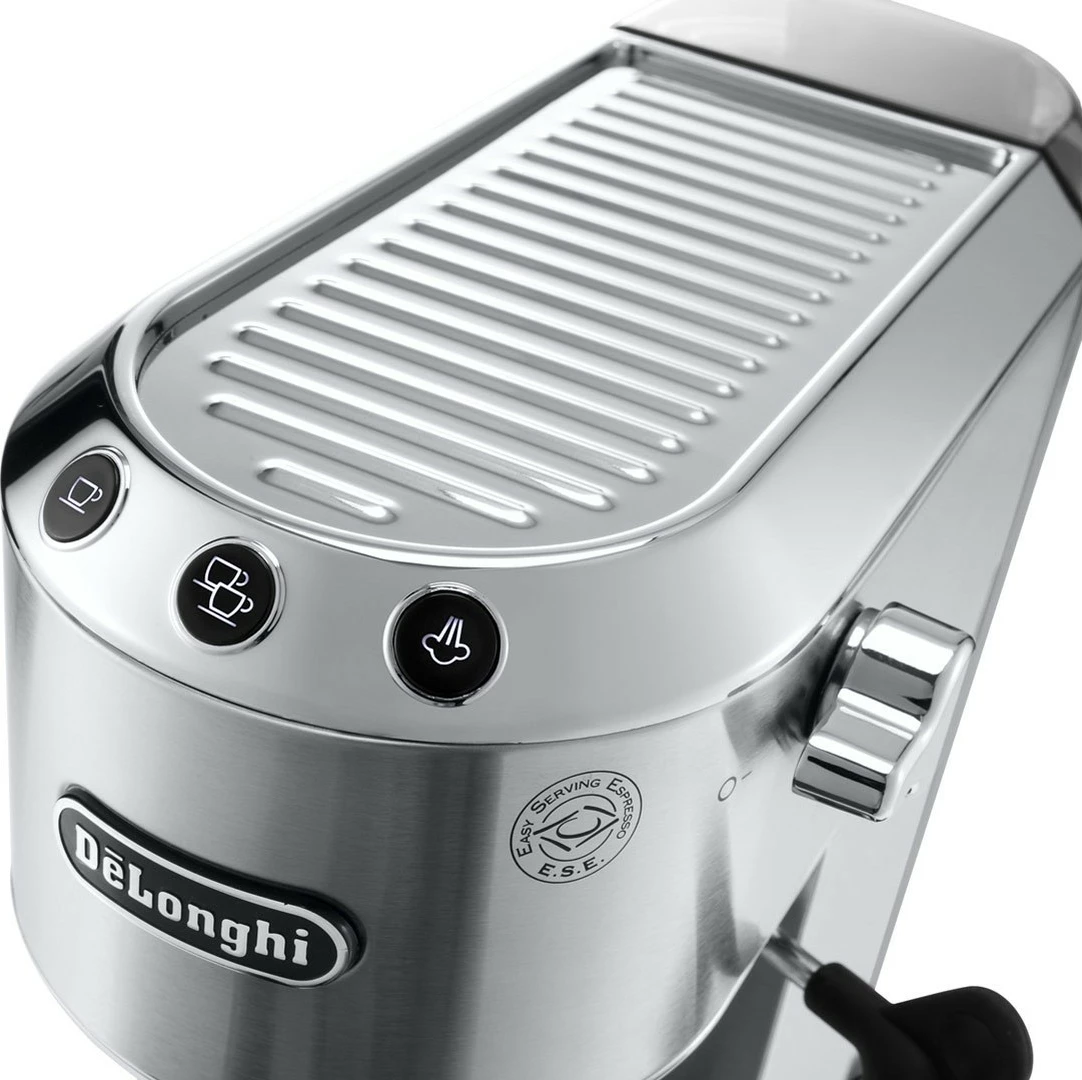 Aparat espresso De’Longhi Dedica Style EC 685.M, 1.1 L, 1300 W, i zi, metalik, argjend