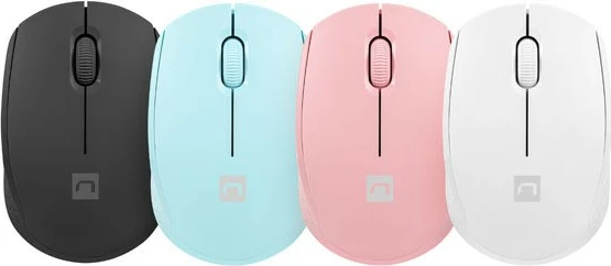 Maus wireless Natec Stork NMY-2001, 1600 DPI, Blu