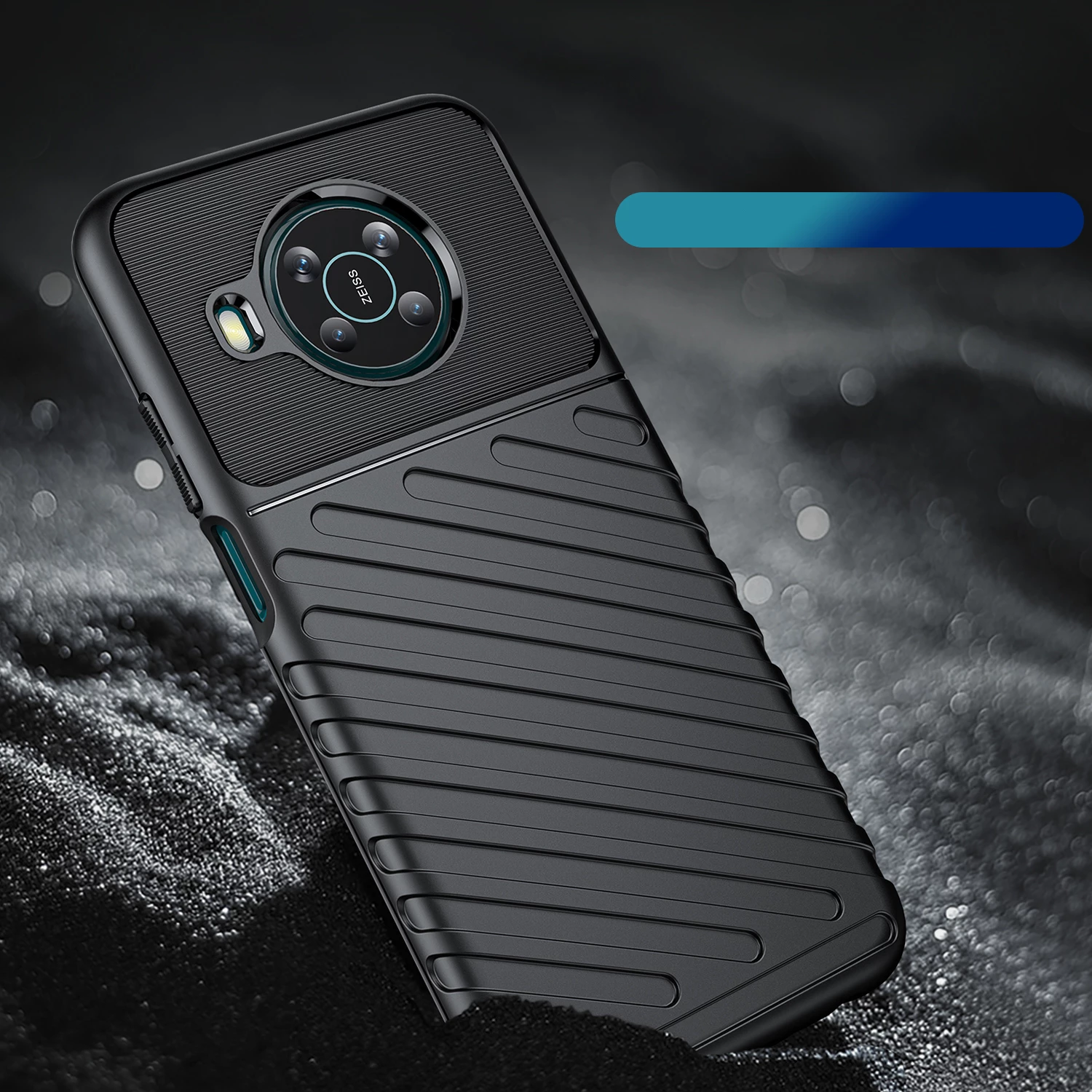 Mbështjellës Hurtel Thunder Case për Nokia X100, i zi
