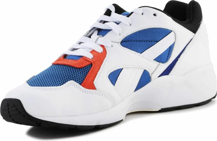Atlete për meshkuj Puma Prevail, të bardha me të kuqe dhe blu