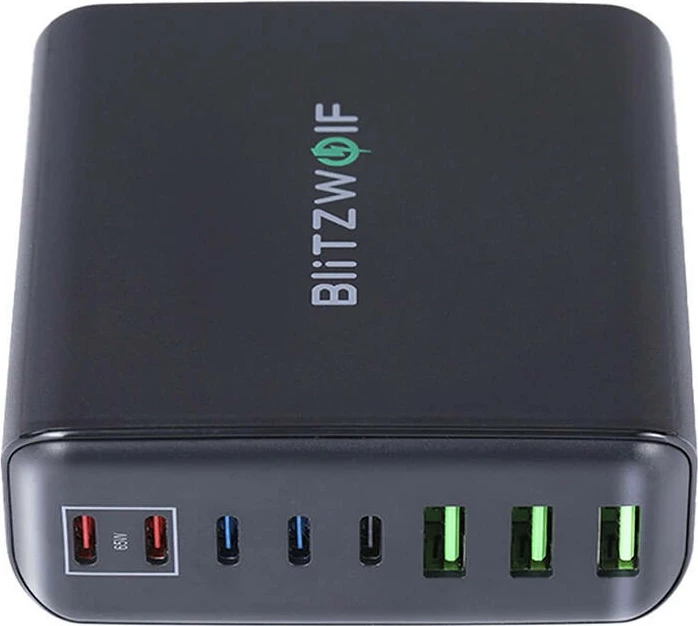 Karikues muri BlitzWolf BW-S26, 250W, 8 porta USB-A/USB-C, zi