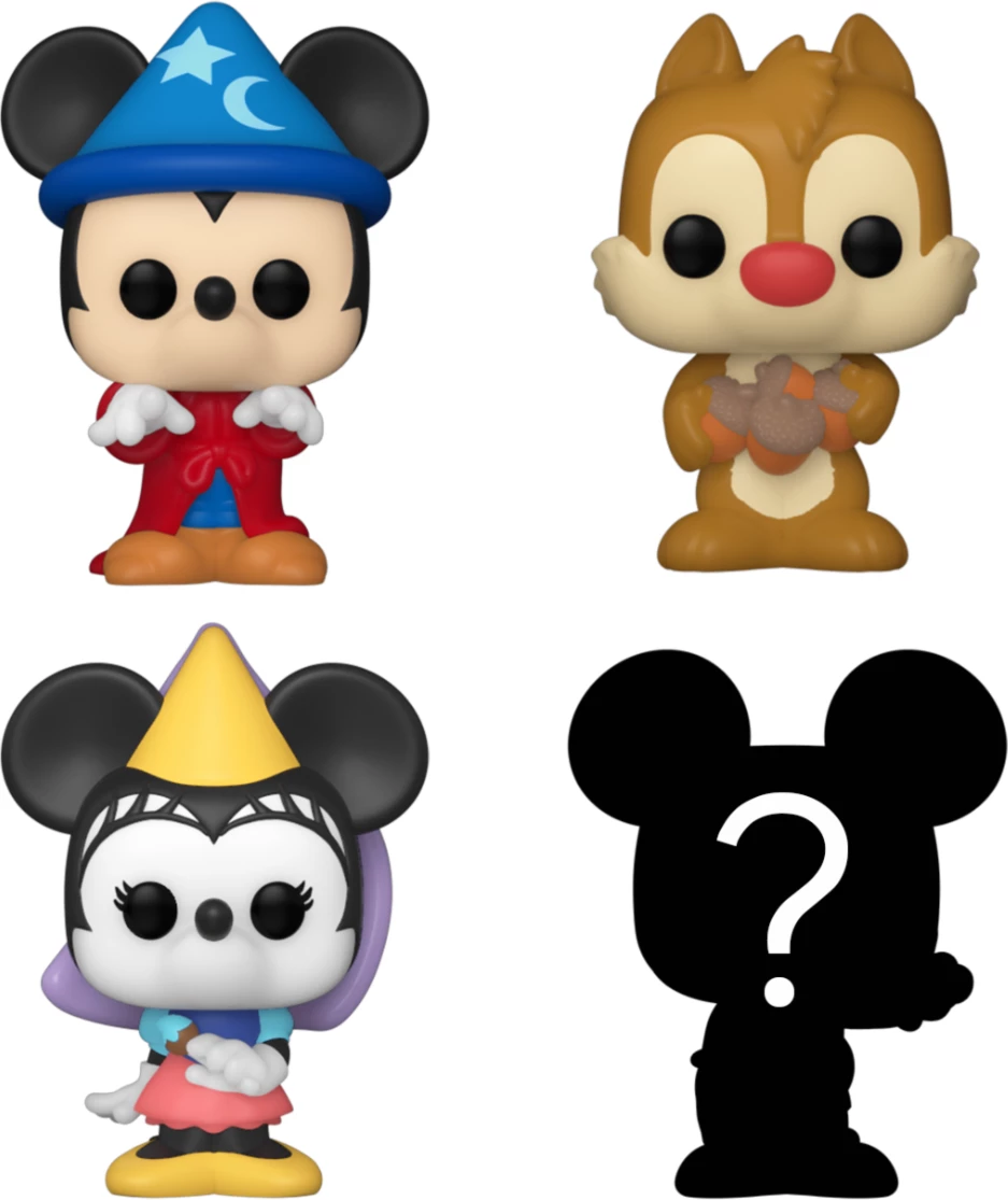 Figurinë koleksionuese Funko Bitty Pop! Disney Sorcerer Mickey 2.5 cm 4-Pack