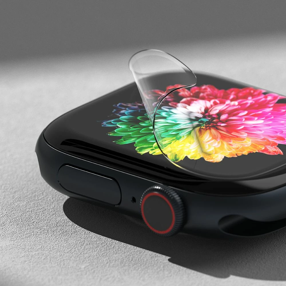 Folie mbrojtëse Ringke Dual Easy, për Apple Watch 10, 46 mm, 3 copë