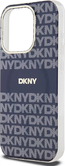 Mbështjellës DKNY IML Mono & Stripe MagSafe për iPhone 15 Pro Max, kaltër
