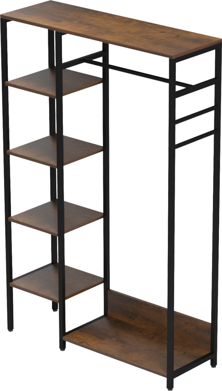 Rafte hyrëse Aranja FH18082, e kaftë, 90x30x140H cm