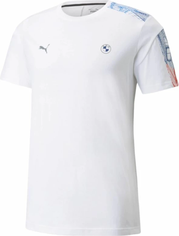 Maicë Puma BMW M Motorsport për meshkuj, e bardhë