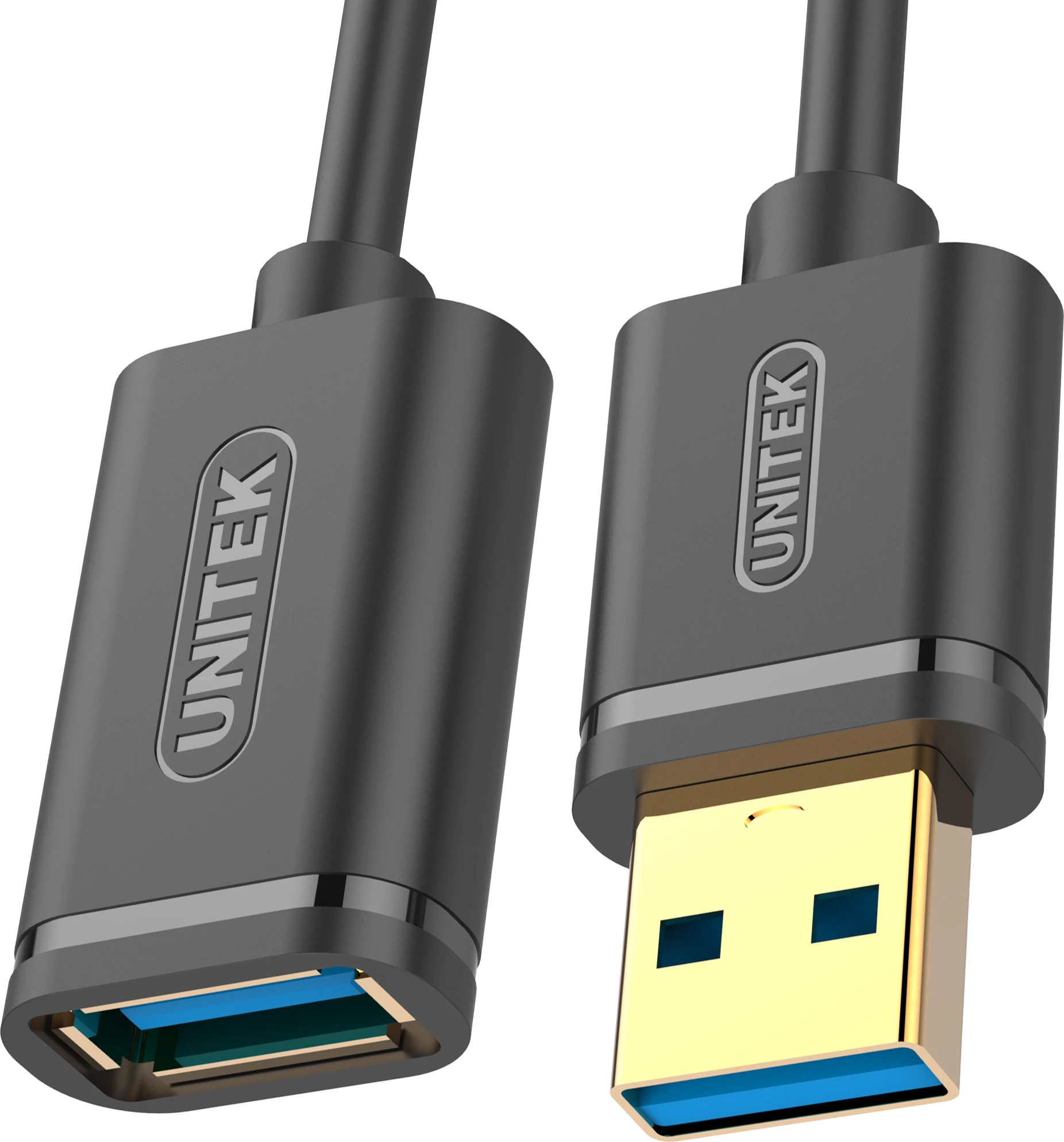 Kabllo zgjatues USB-A në USB-A Unitek Y-C457GBK, 1 m, USB 3.0, male-female, e zezë