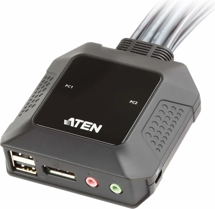 Switch kabllor ATEN 2 USB, DisPlayPort me 2 porte