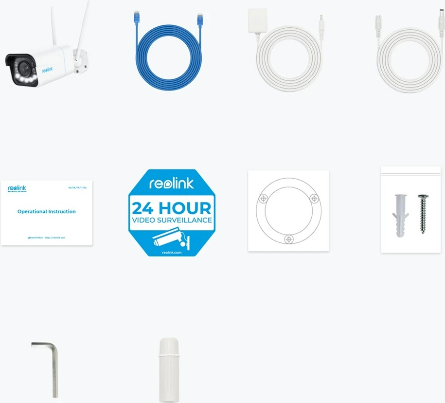 Kamerë Reolink W430, 4K, Wi-Fi 6, Zoom Optik 5X, Vision Nata me Ngjyra