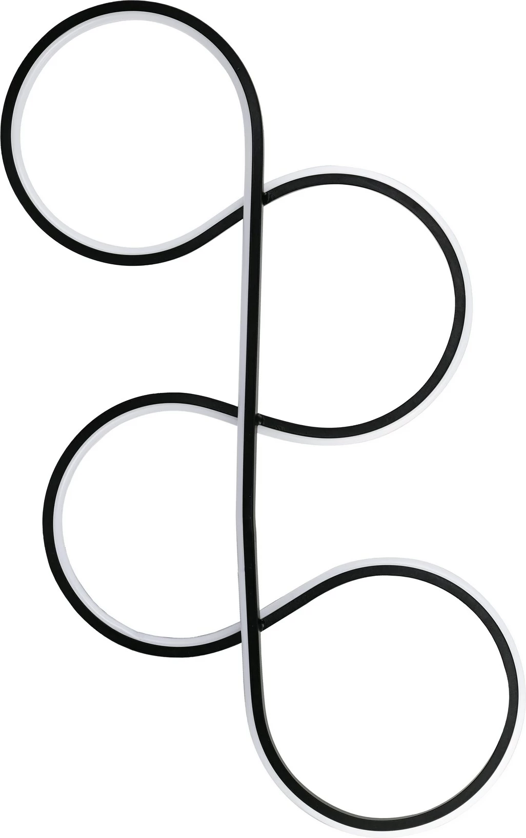 Llambë tavani Opviq Swing, e zezë, dritë e bardhë