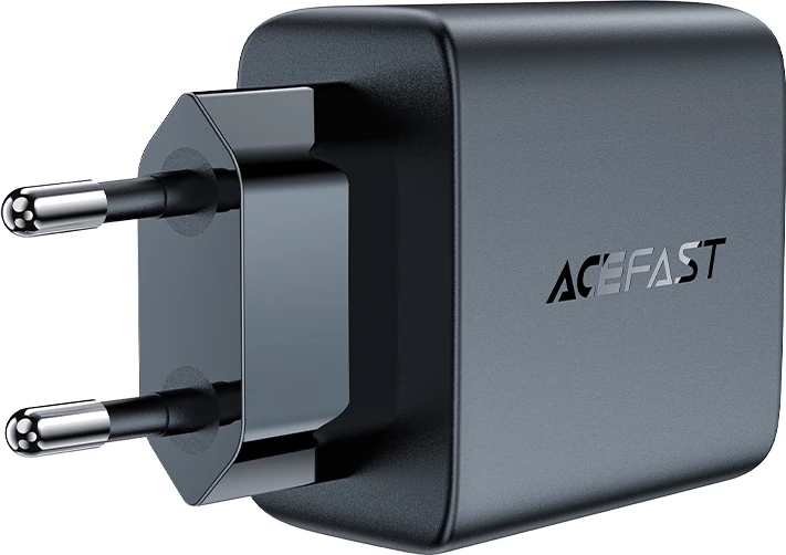 Karikues i shpejtë Acefast A49, 35W, 2x USB-C, i zi