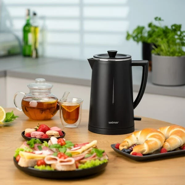 Çajnik elektrik Zelmer ZCK8020B, 1.7 L, 1500 W, i zi