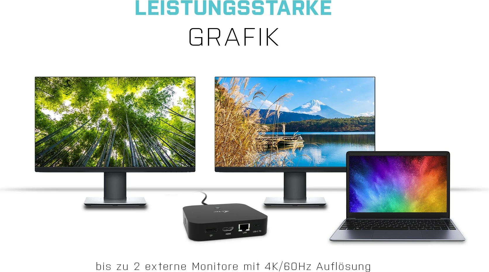 Dok stacion I-Tec USB-C HDMI DP, 100W, 2x 4K, 6x USB, Ethernet, i zi