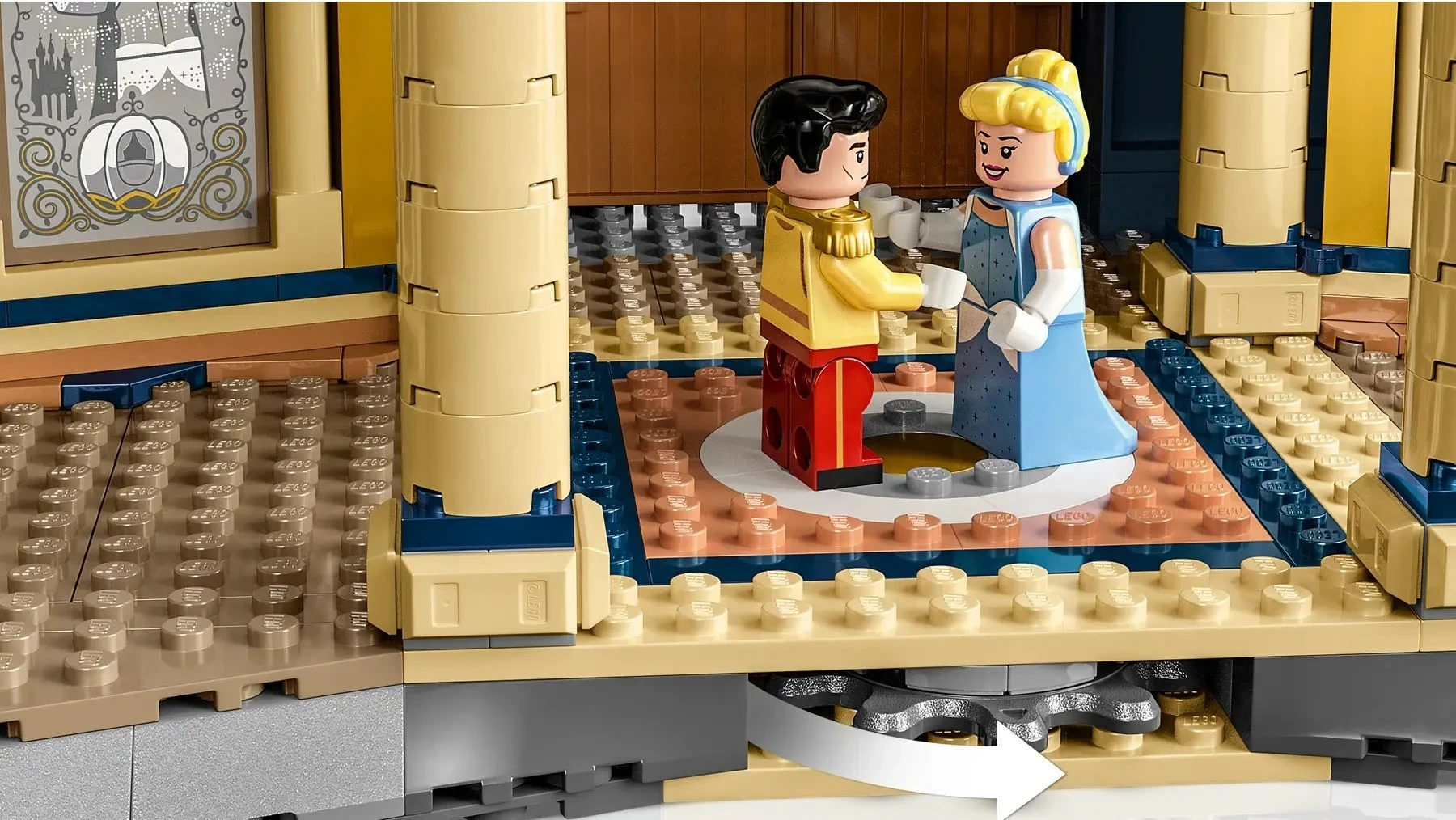 Set LEGO Disney Castle 43222, 4857 pjesë, me 8 minifigura