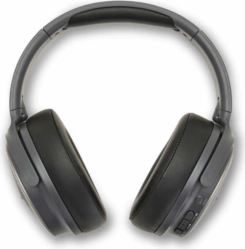Kufje Aiwa HST-250BT/TN, Bluetooth 5.0, over-ear, foldable, HyperBass, microSD, AUX, gri e errët