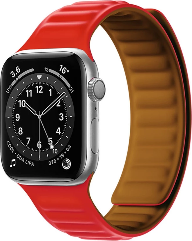 Rrip magnetik për Apple Watch Hurtel, 41mm, i kuq