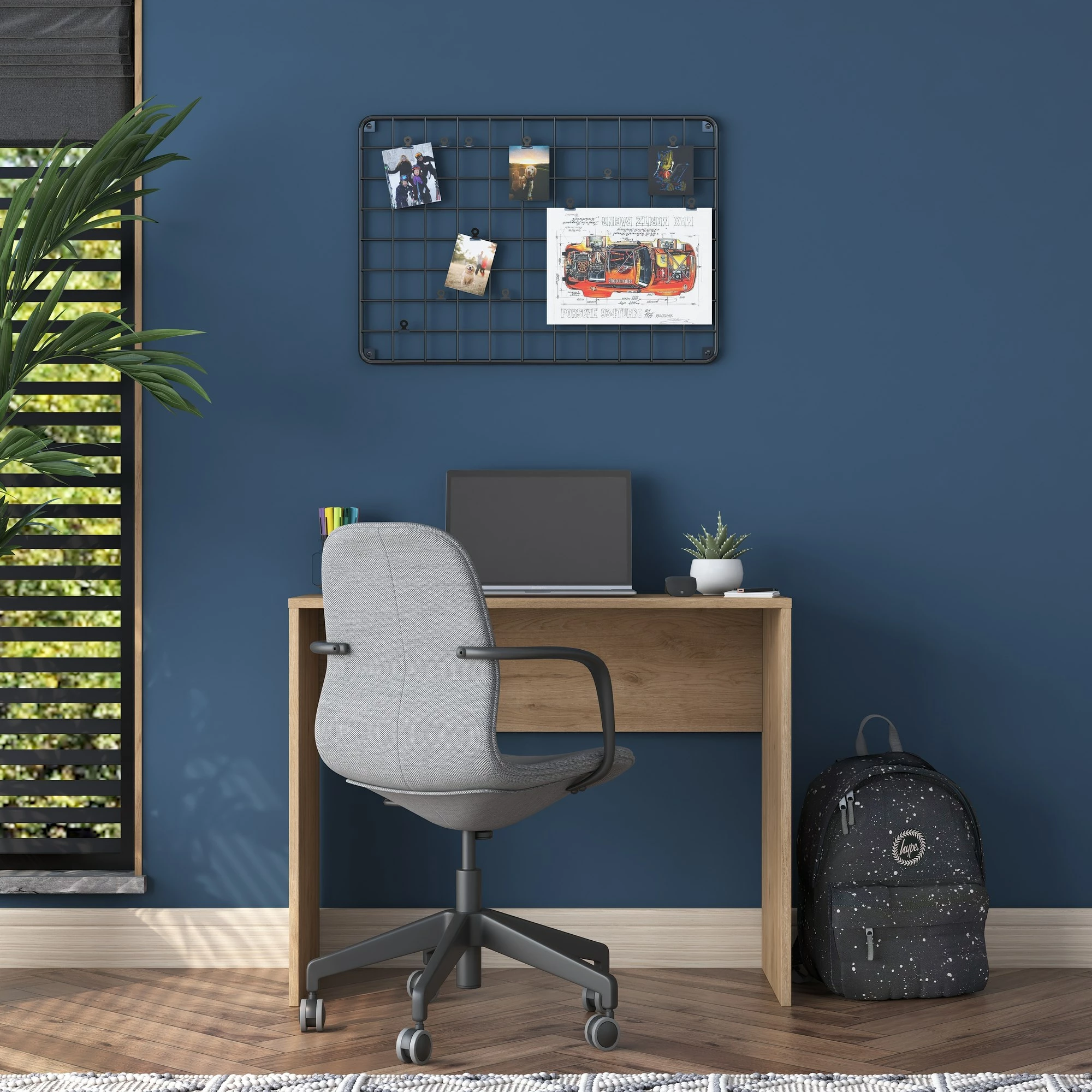 Tavolinë studimi Hanah Home, HA114 - 2671, ngjyrë arre