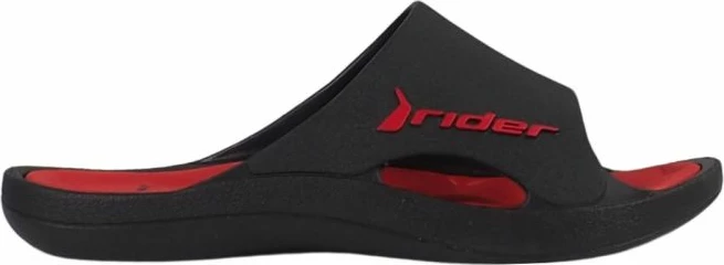 Flip-flop për meshkuj Rider, të zeza e të kuqe