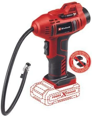 Kompresor portativ Einhell CE-CC 18 Li-Solo, 11 bar, 12 l/min, pa bateri, zi/kuq