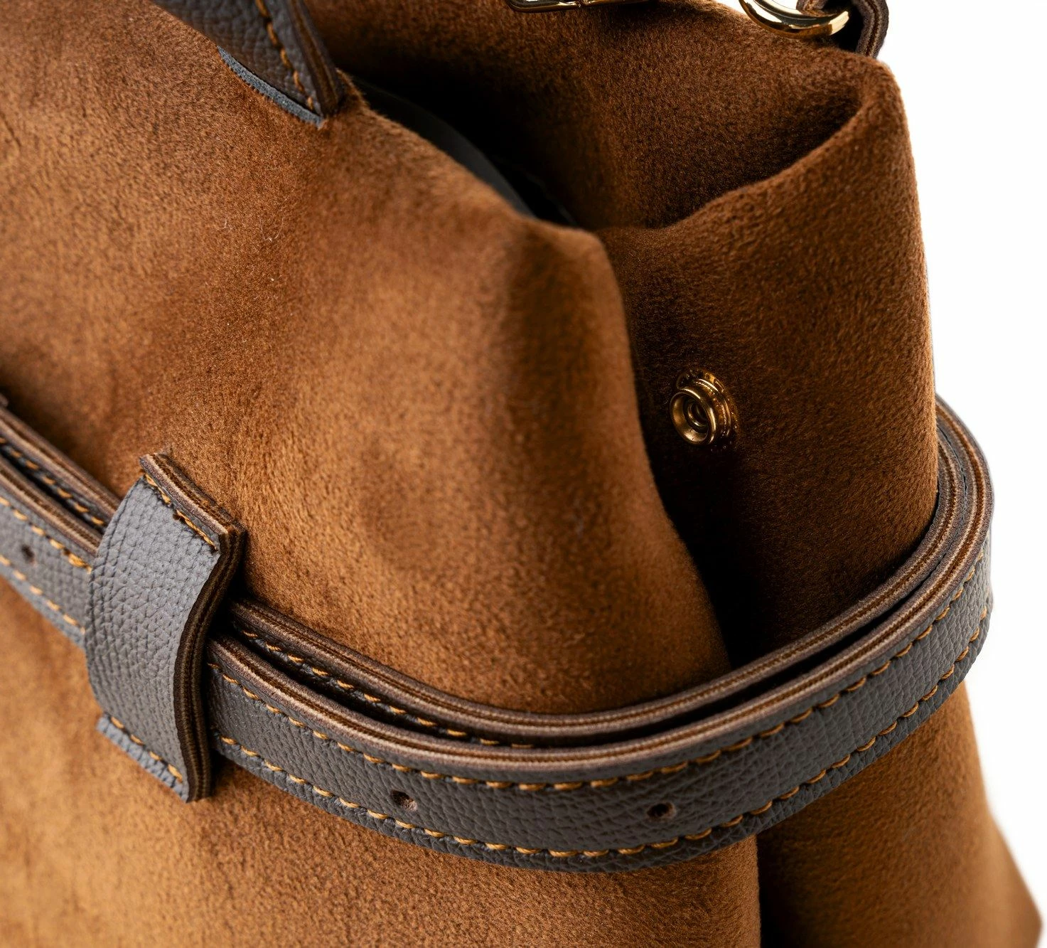 Çantë tote Vince Camuto, Vittoria Mini, kamosh kafe