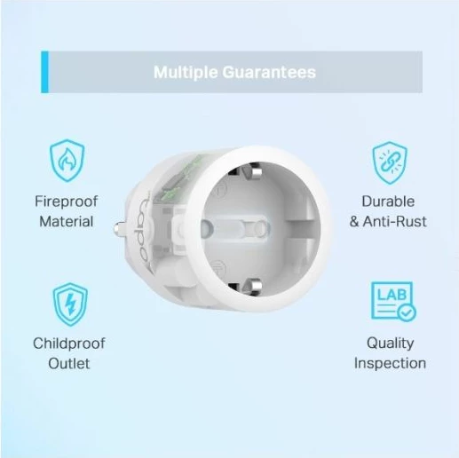Prizë smart Wi‑Fi TP-LINK Tapo P115 Mini, monitorim energjie, 16A/3680W, e bardhë, 1 copë
