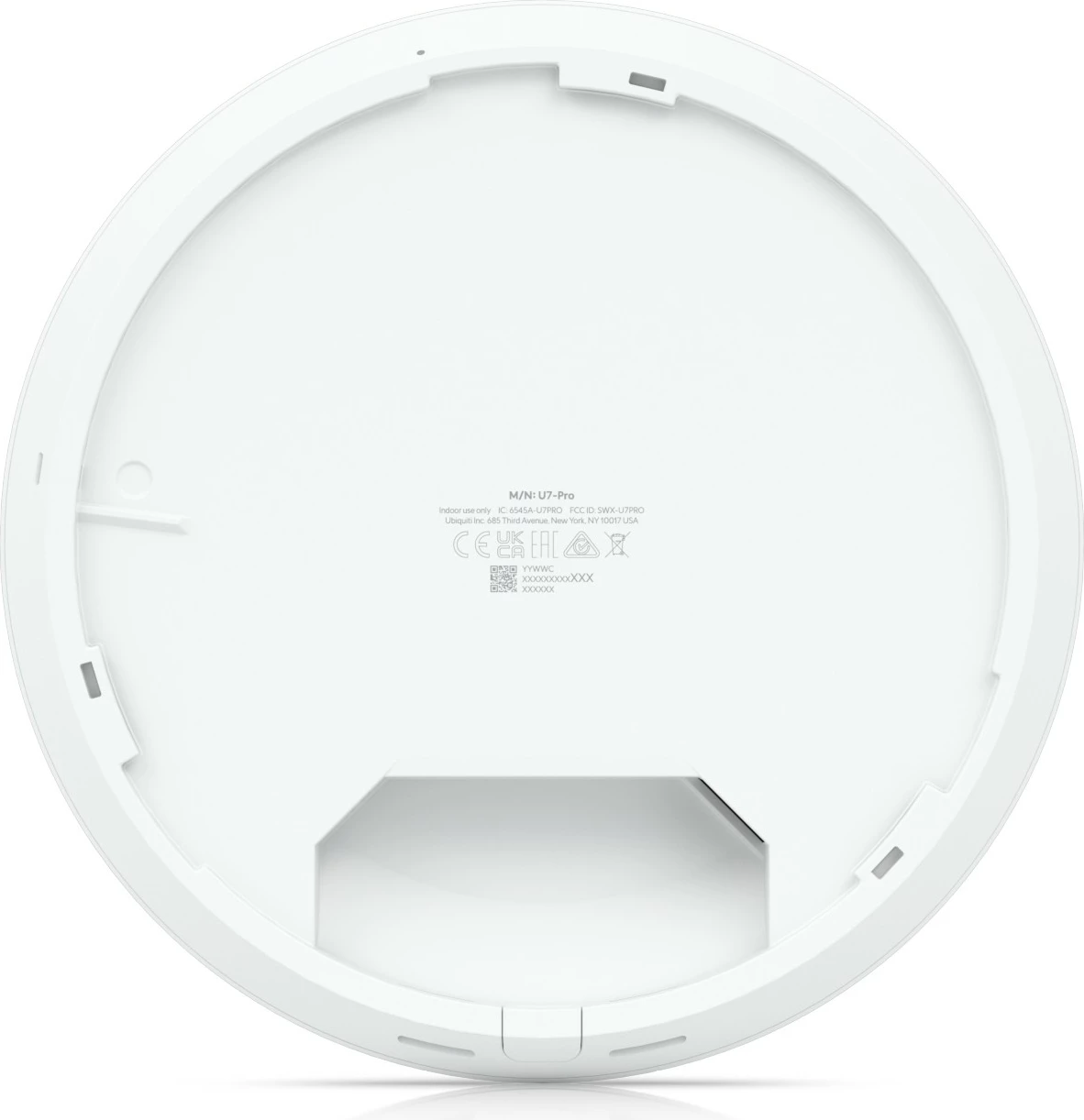 Access Point Ubiquiti U7 Pro, 5400 Mbit/s, 2.4 GHz, 5 GHz, 6 GHz, Bardhë
