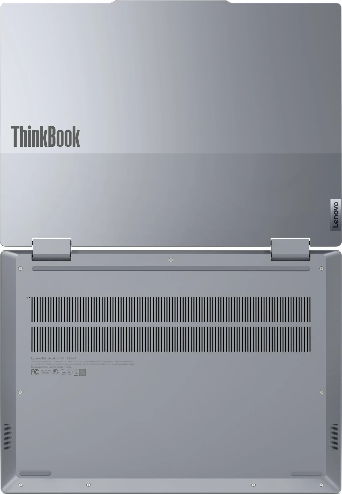 Kompjuter Lenovo ThinkBook 14 2-in-1 G5 IAU, Intel Core Ultra 7, 32GB RAM, 1TB SSD, 14", Luna Grey