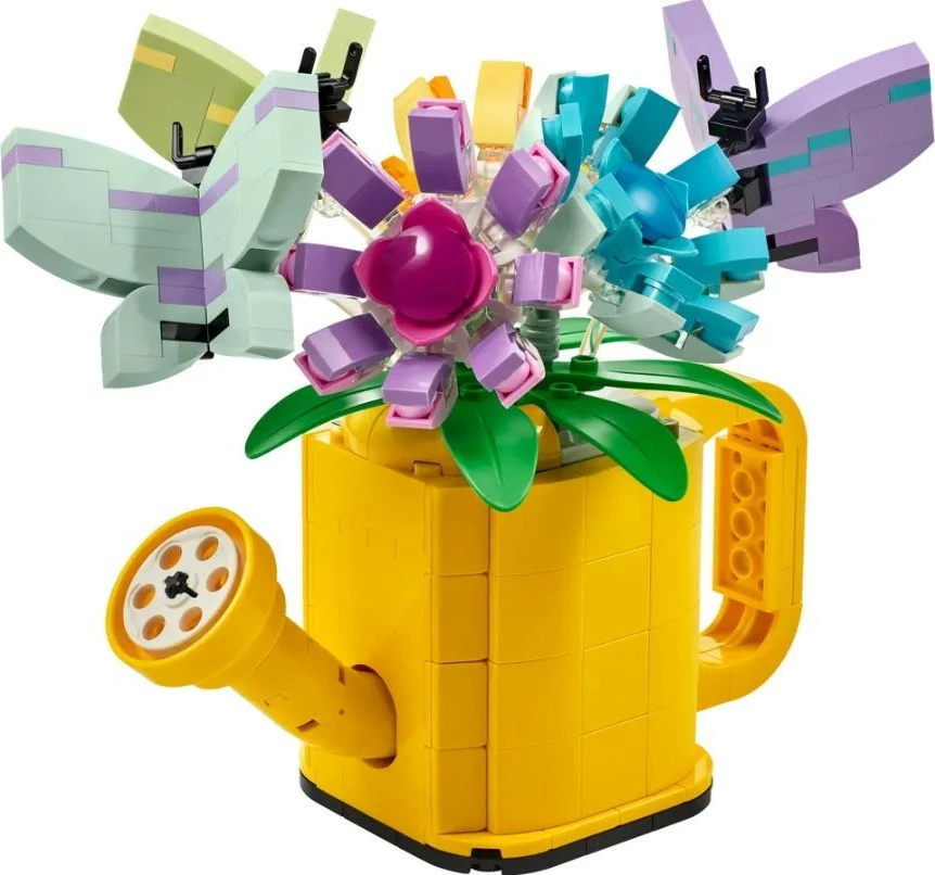 Set ndërtimi LEGO Creator 31149 Flowers in a Watering Can, 420 pjesë, plastikë, 3-në-1