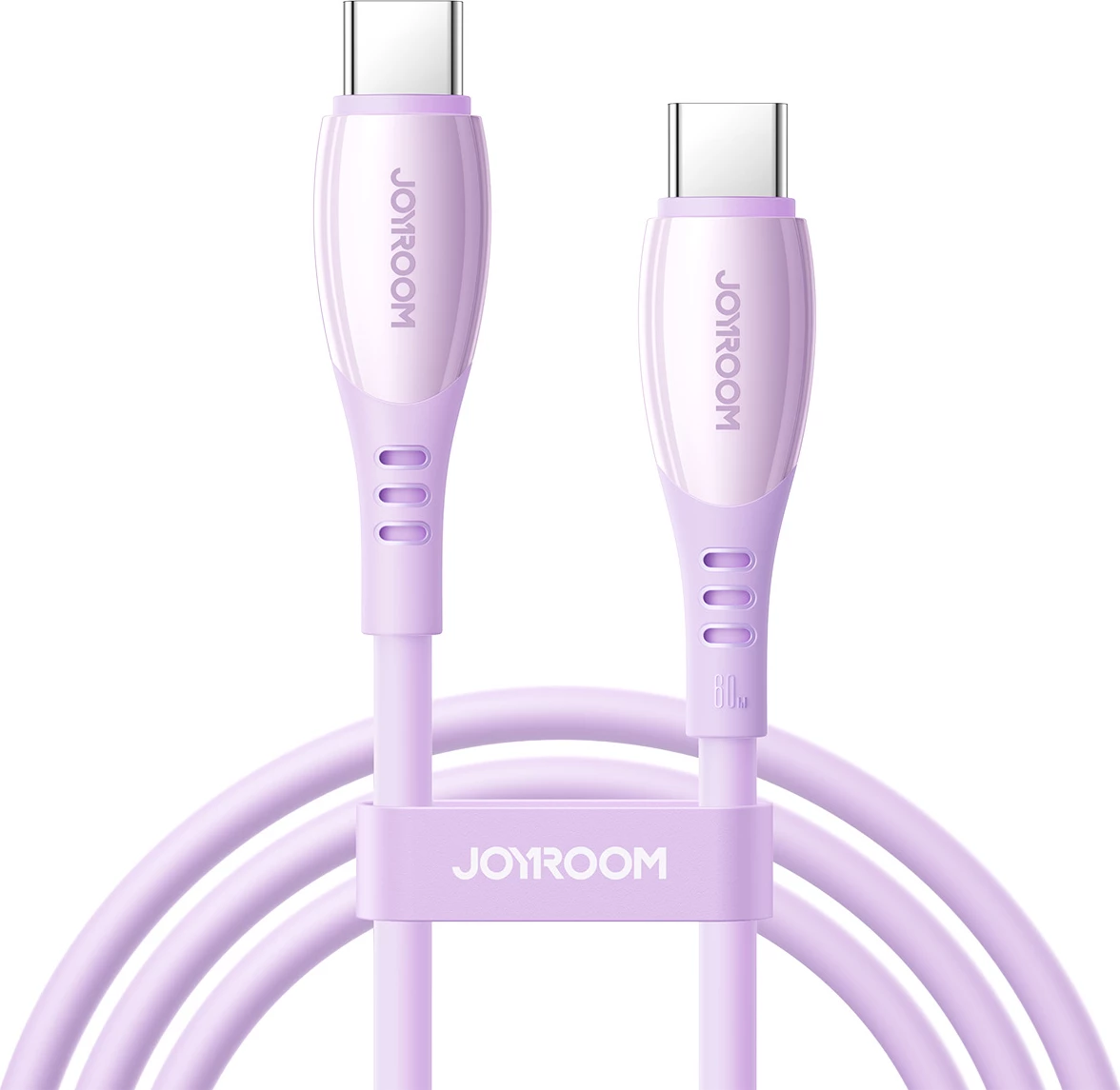 Kabllo USB-C në USB-C Joyroom S-A59 Vibrant Series 60W 1.2m, vjollcë