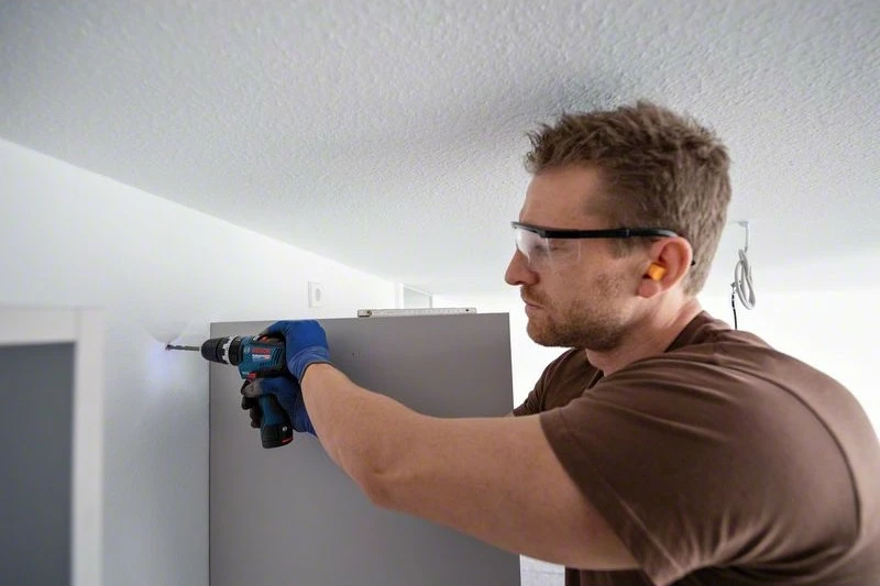 Vidafic Bosch GSB 12V-35 Professional, brushless, 12V, 1750 RPM, zi, kaltër, kuq