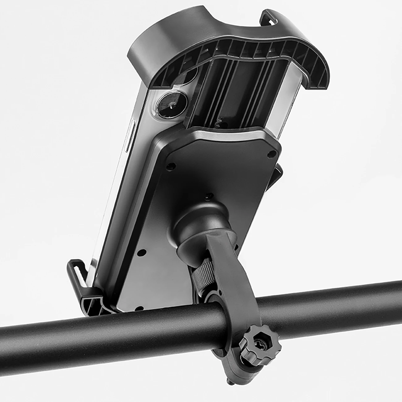 Mbajtës telefoni Rockbros 25210032001 për timon biçiklete, i zi