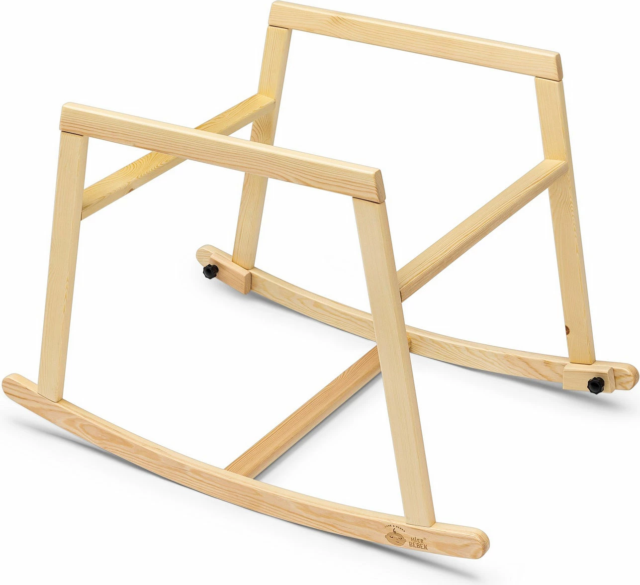 Djep për bebe, ngjyrë rozë dhe natyrale, Skye Decor