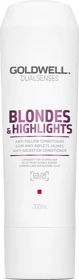 Balsam për flokë Goldwell Dualsenses Blondes & Highlights Anti-Yellow për femra, 200ml