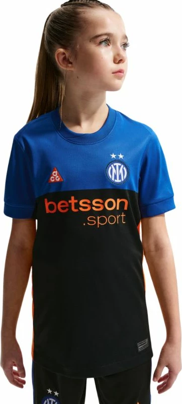 Fanellë fëmijësh Nike Inter Milan Stadium SE 2026, e zezë/kaltër [Madhësia: M]