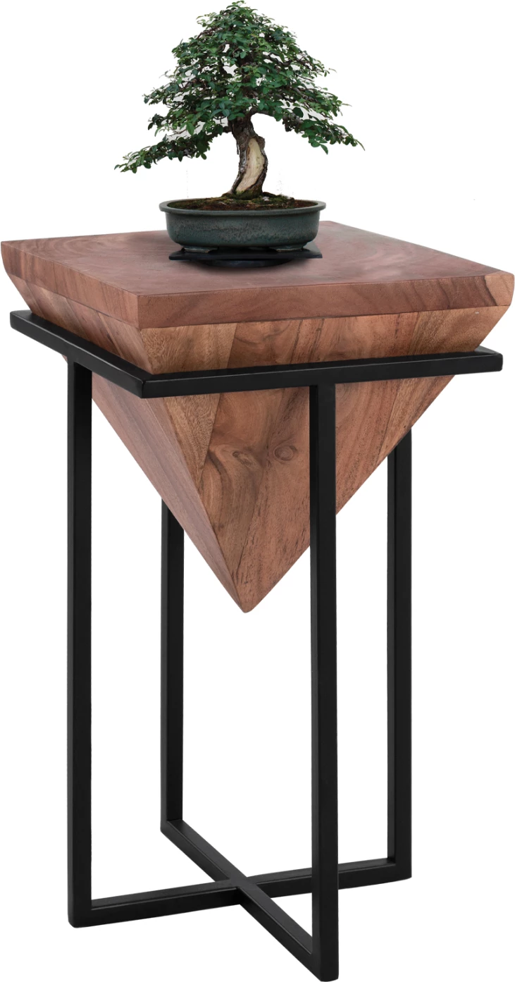 Tavolinë anësore FH8213.11 dru akacie 29X29X53Η