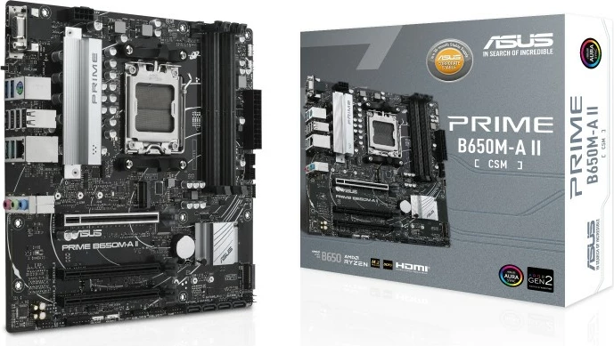 Pllakë amë ASUS PRIME B650M-A II-CSM, Socket AM5, DDR5, micro ATX, e zezë